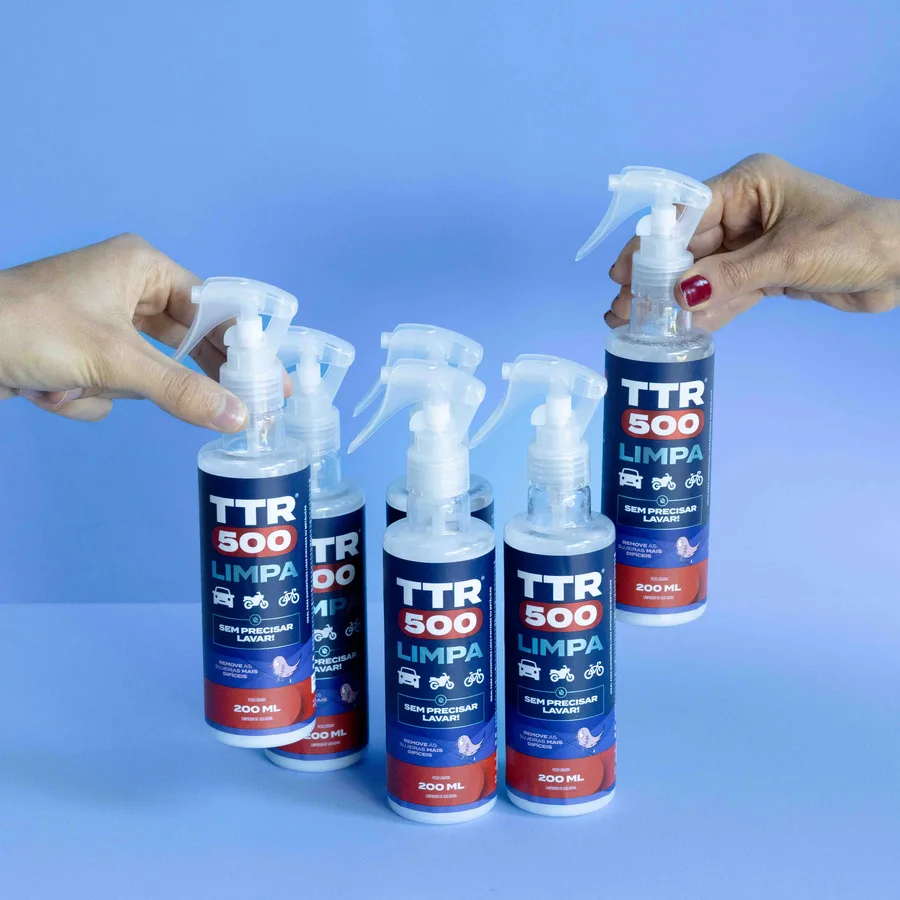 Kit com 6 frascos TTR500 Limpa 200ml